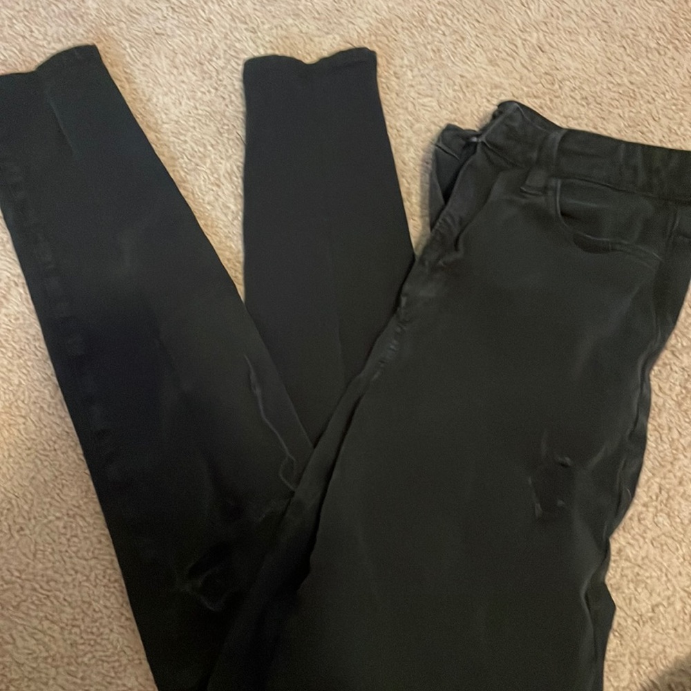 AMERICAN EAGLE BLACK SKINNY JEANS